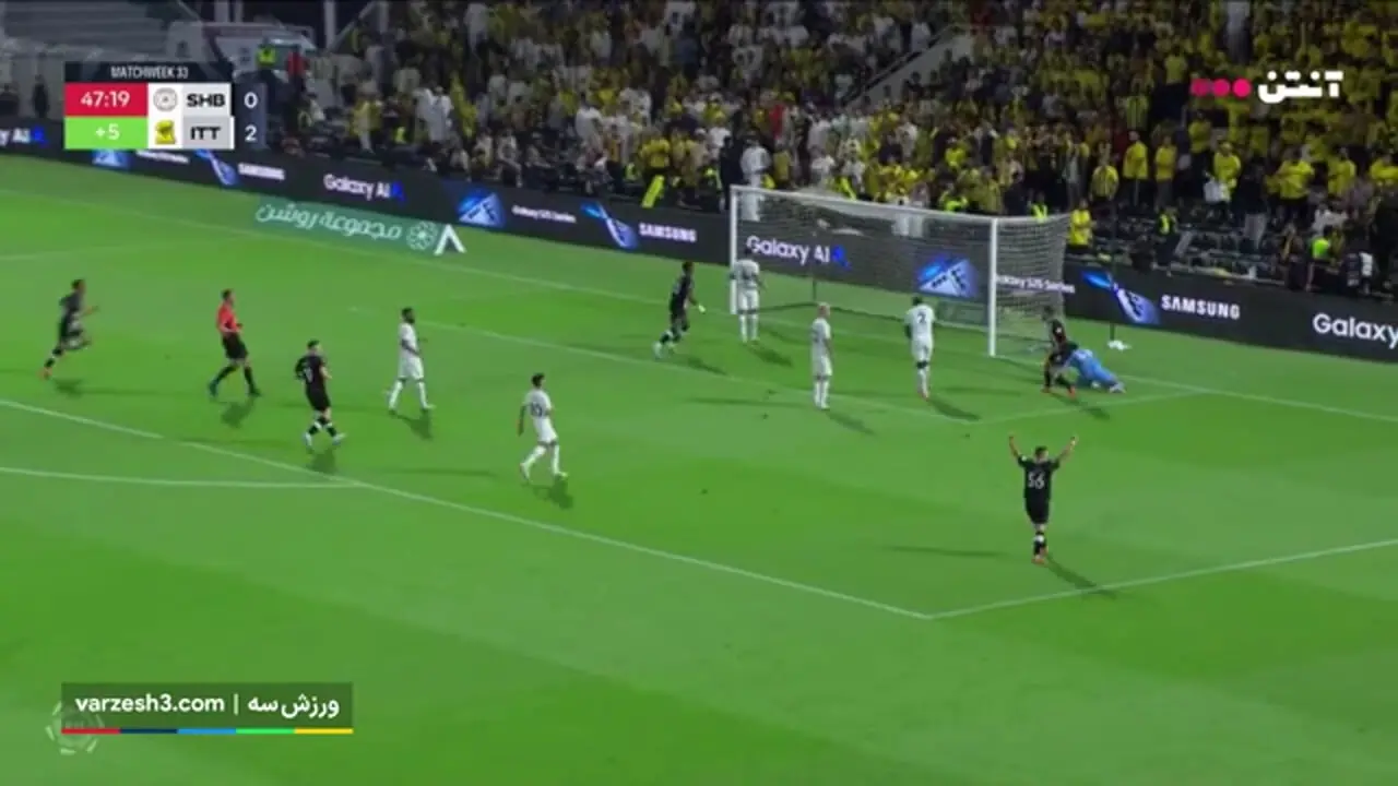 خلاصه بازی الشباب 2 - الاتحاد 3