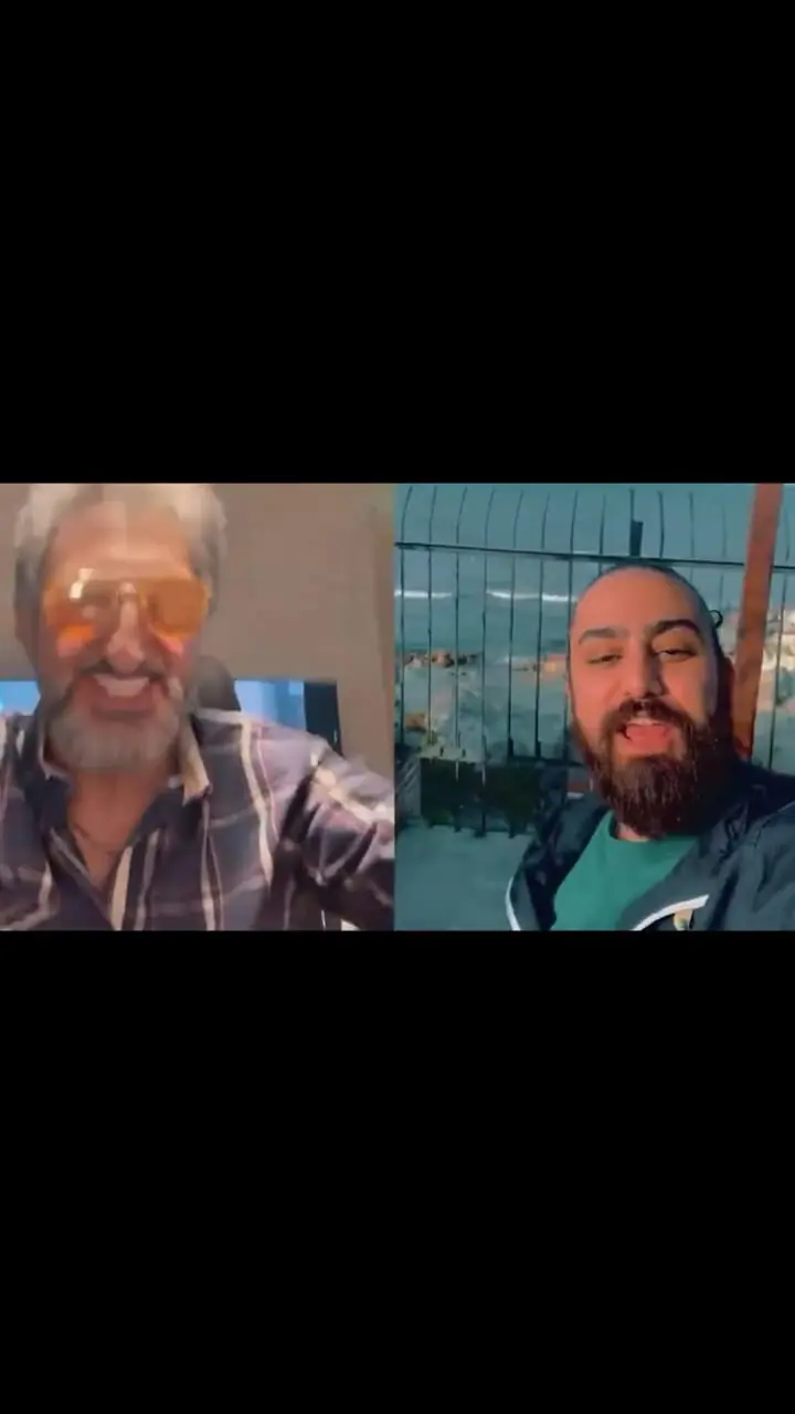 پاپاراتزی ایرانی؛ دابسمش جالب احسان علیخانی و بازیگران جوکر