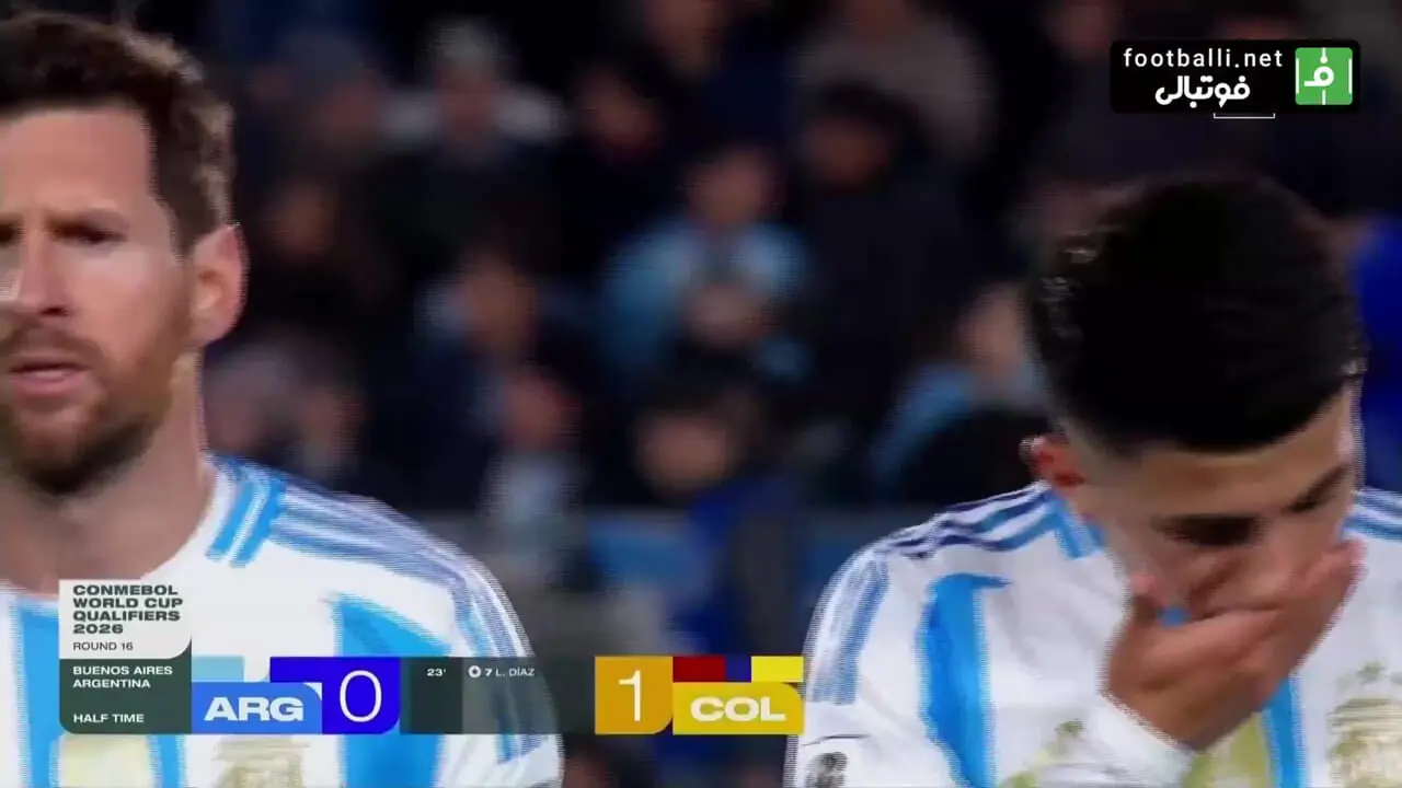 خلاصه بازی آرژانتین 1-1 کلمبیا