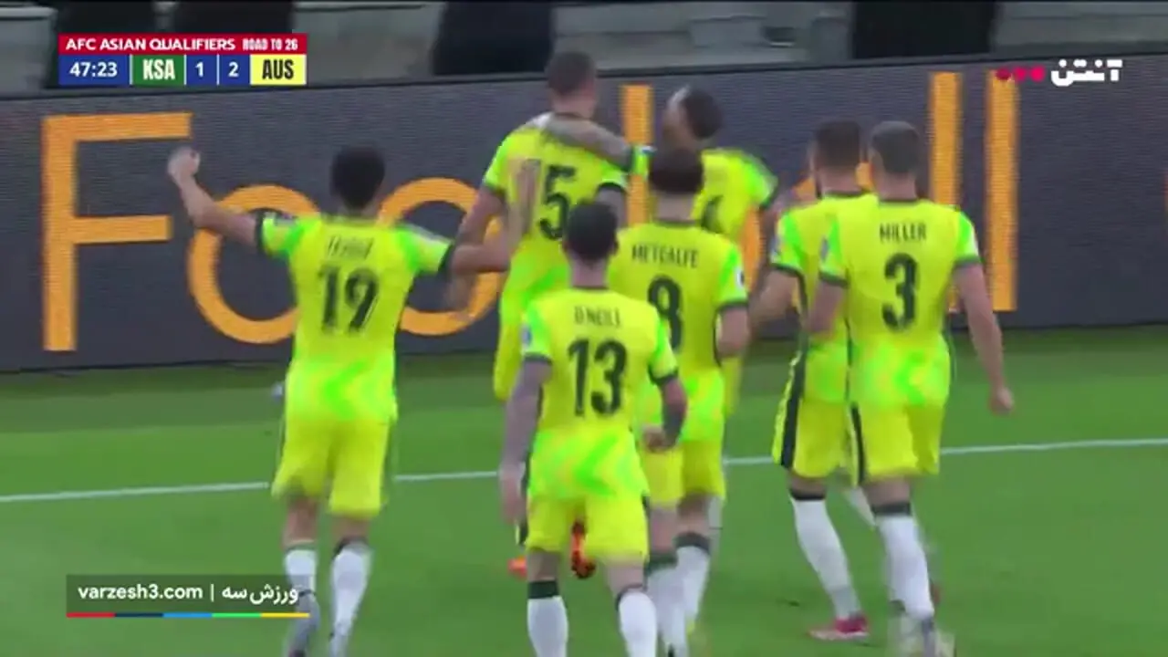 خلاصه بازی عربستان 1 - استرالیا 2