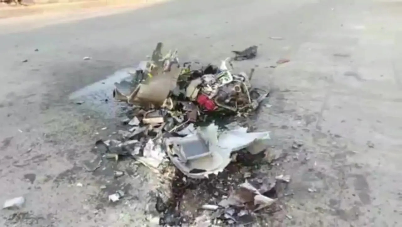 فیلم انهدام پهپاد پیشرفته اسرائیلی منتشر شد