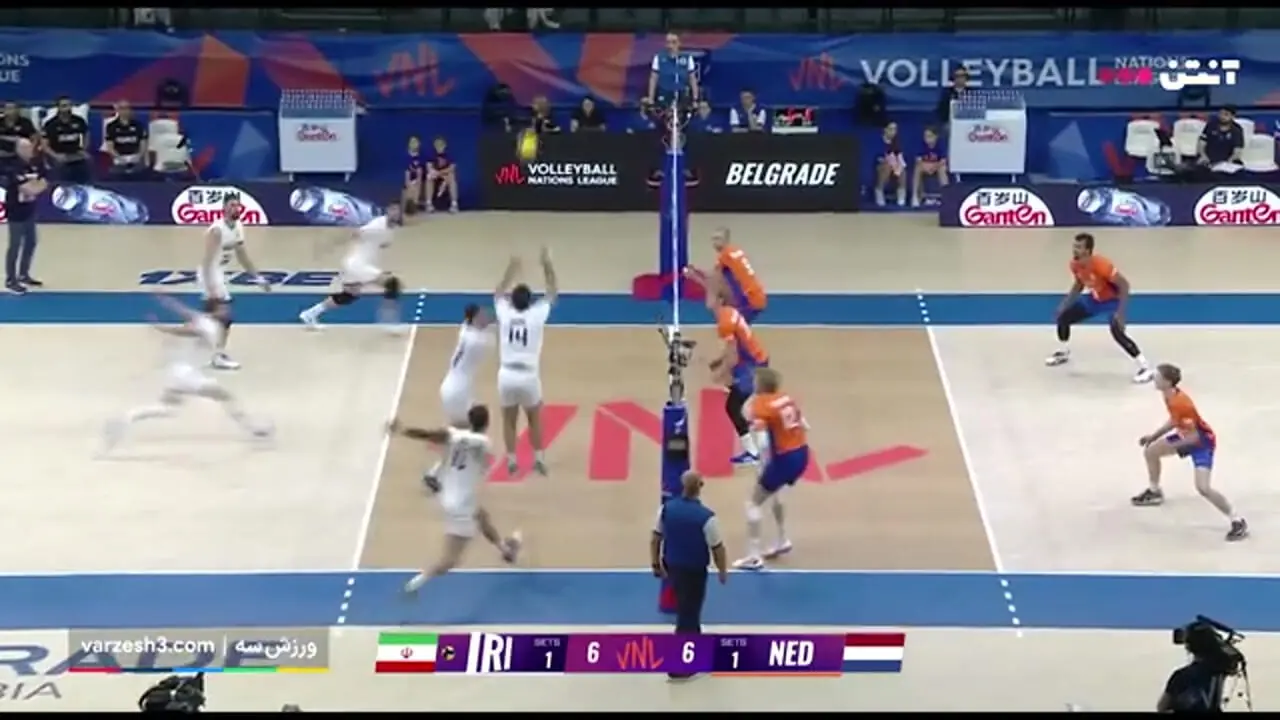 خلاصه والیبال هلند 2 - ایران 3