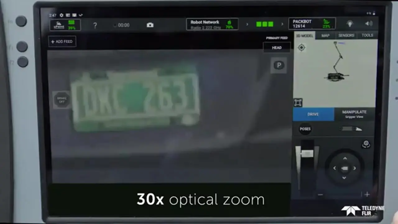 ربات PackBot ۵۲۵ با قابلیت‌هایی مانند خنثی‌سازی بمب و انجام عملیات امدادی