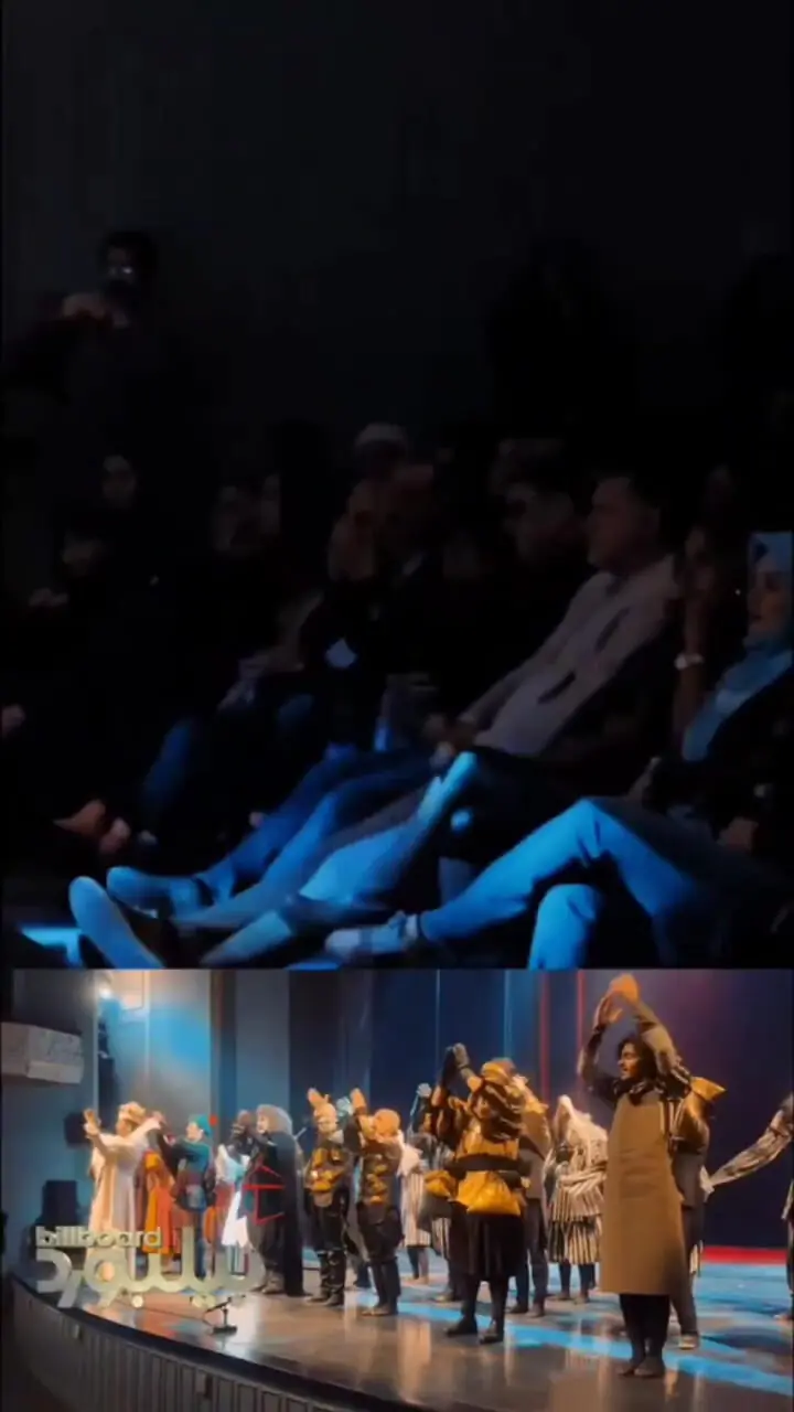 حضور علی دایی و همسرش در نمایش موزیکال رابین‌هود