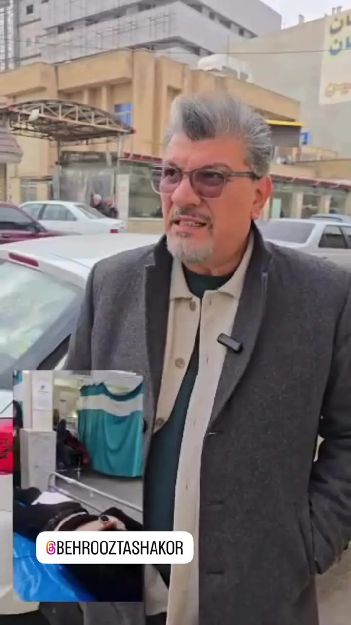 حال نامساعد امیر تشکر بازیگر سریال اجل معلق پس از سانحه شدید رانندگی