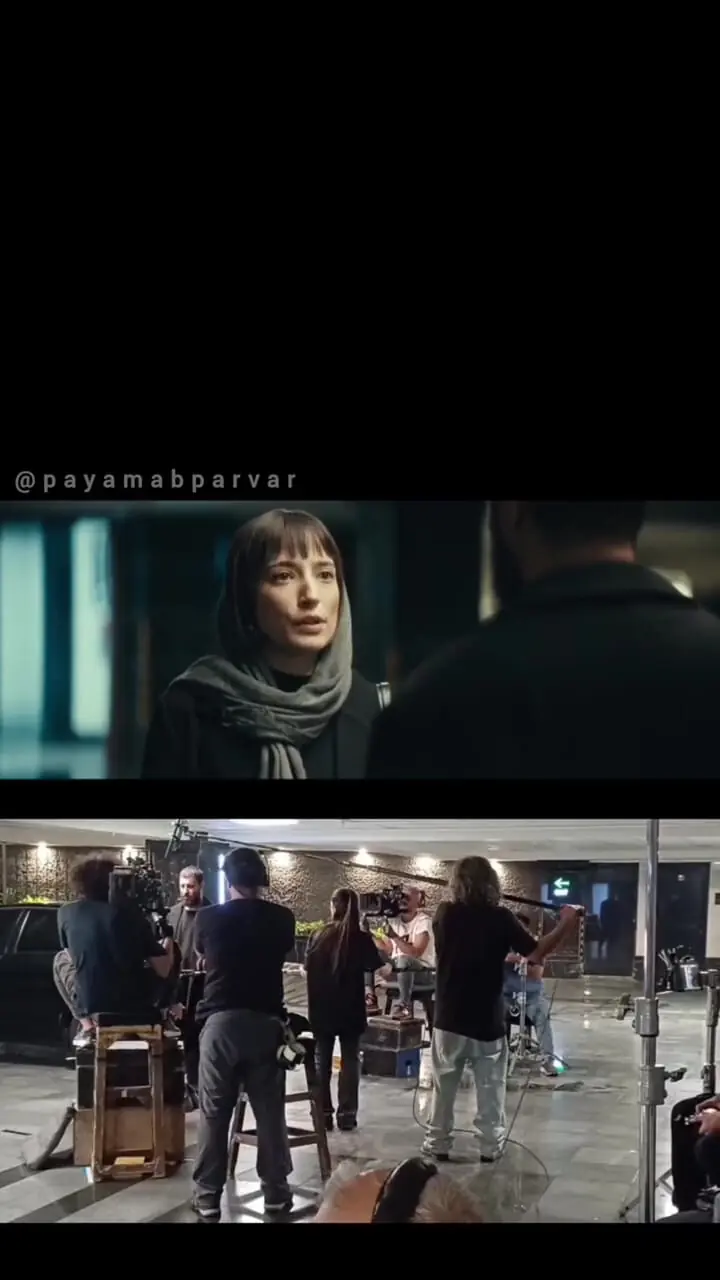 پشت صحنه دیده نشده از بازی جواد عزتی و نگار جواهریان در سریال وحشی